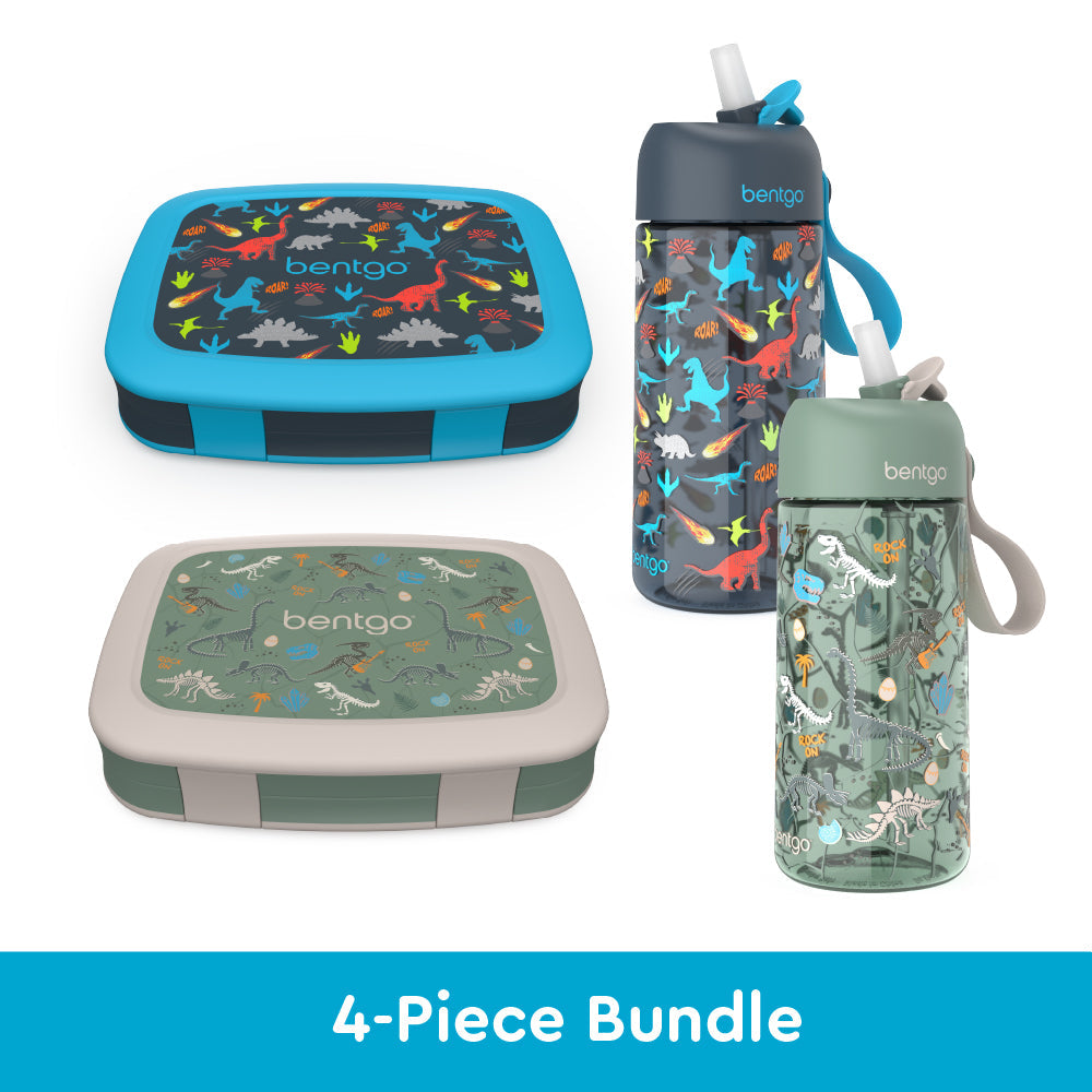 bentgo-kids-prints-lunch-boxes-and-water-bottles-v9 bentgo-lunch-box-bottle-bundle-dinsoaur-fossils-1.jpg