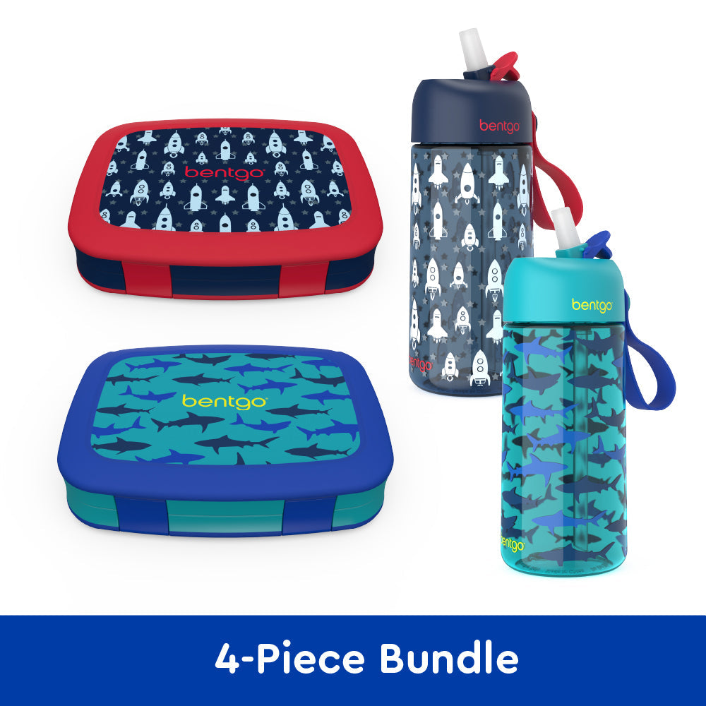 bentgo-kids-prints-lunch-boxes-and-water-bottles-v9 bentgo-lunch-box-bottle-bundle-rocket-shark-1.jpg